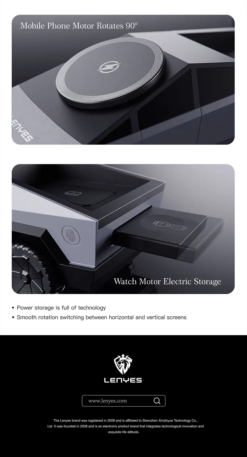 Lenyes 3-in-1 Wireless Charger PW328
