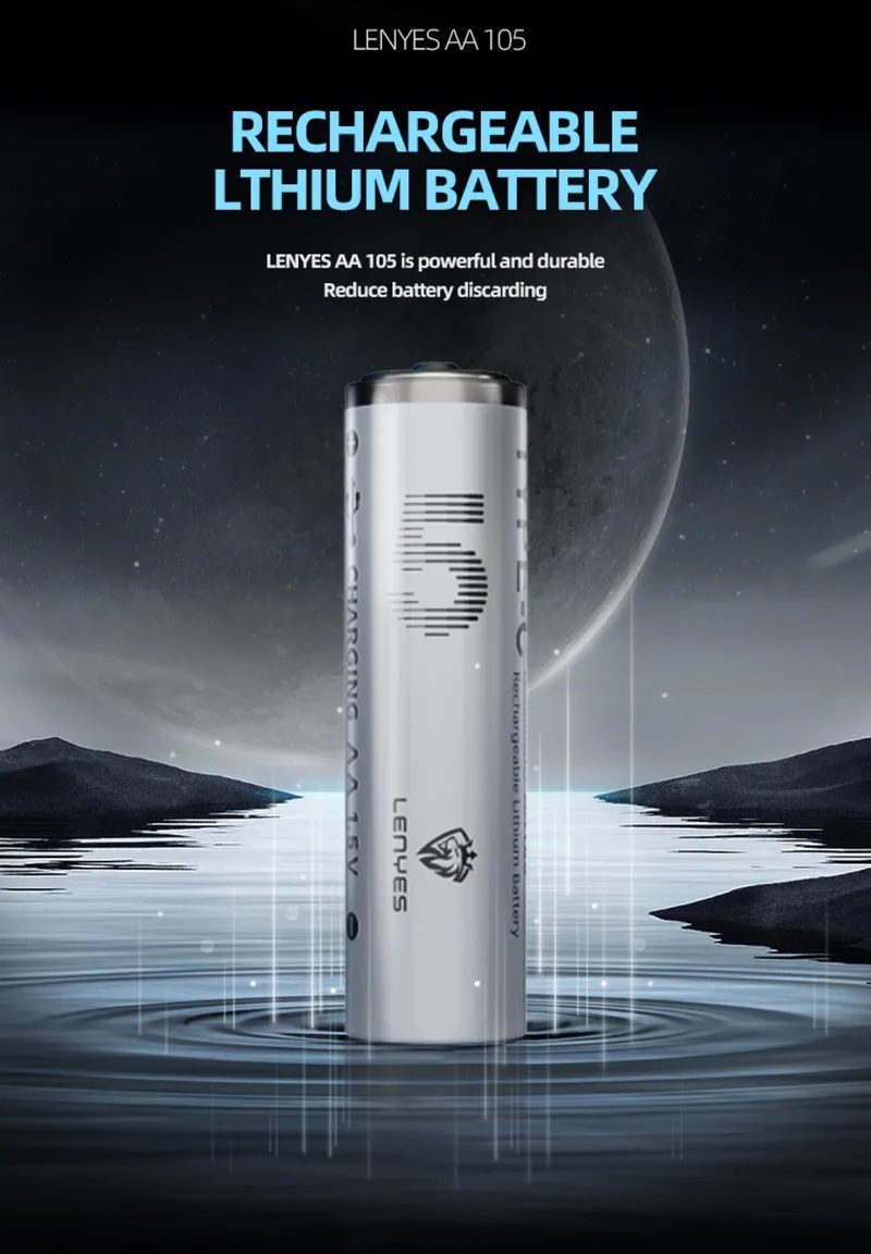 Lenyes USB-C Rechargeable Battery AA105