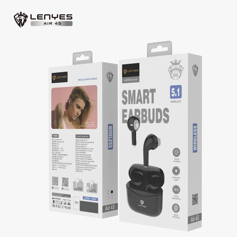Lenyes Wireless Earbuds AIR 45 Bluetooth 5.1
