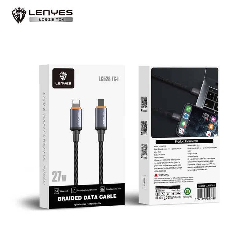 Lenyes USB-C to Lightning Cable LC528
