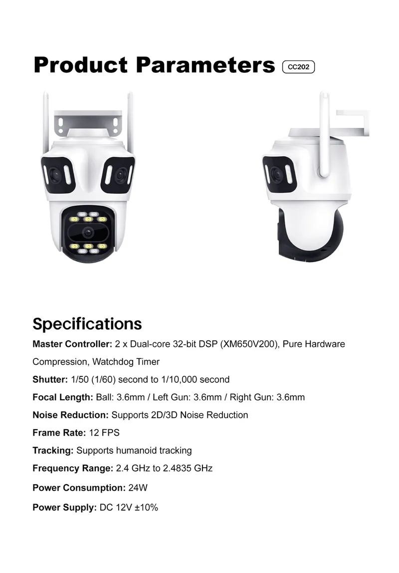Lenyes 3-Lens Spherical Camera CC202-US