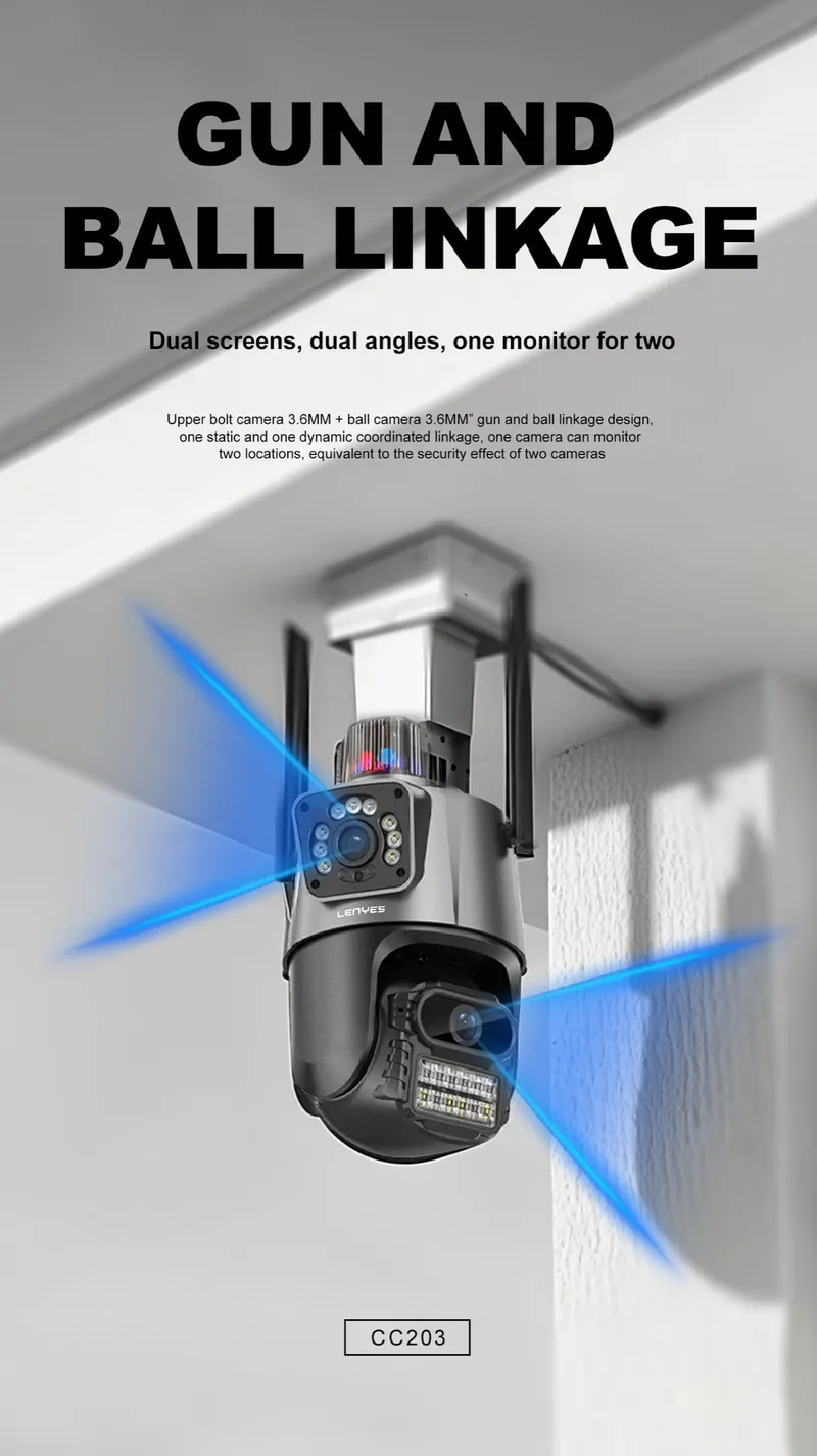Lenyes 2-Lens Spherical Camera CC203-US
