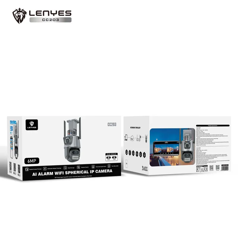Lenyes 2-Lens Spherical Camera CC203-US
