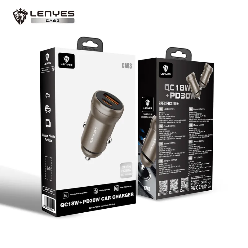 Lenyes 60 W Car Charger CA65