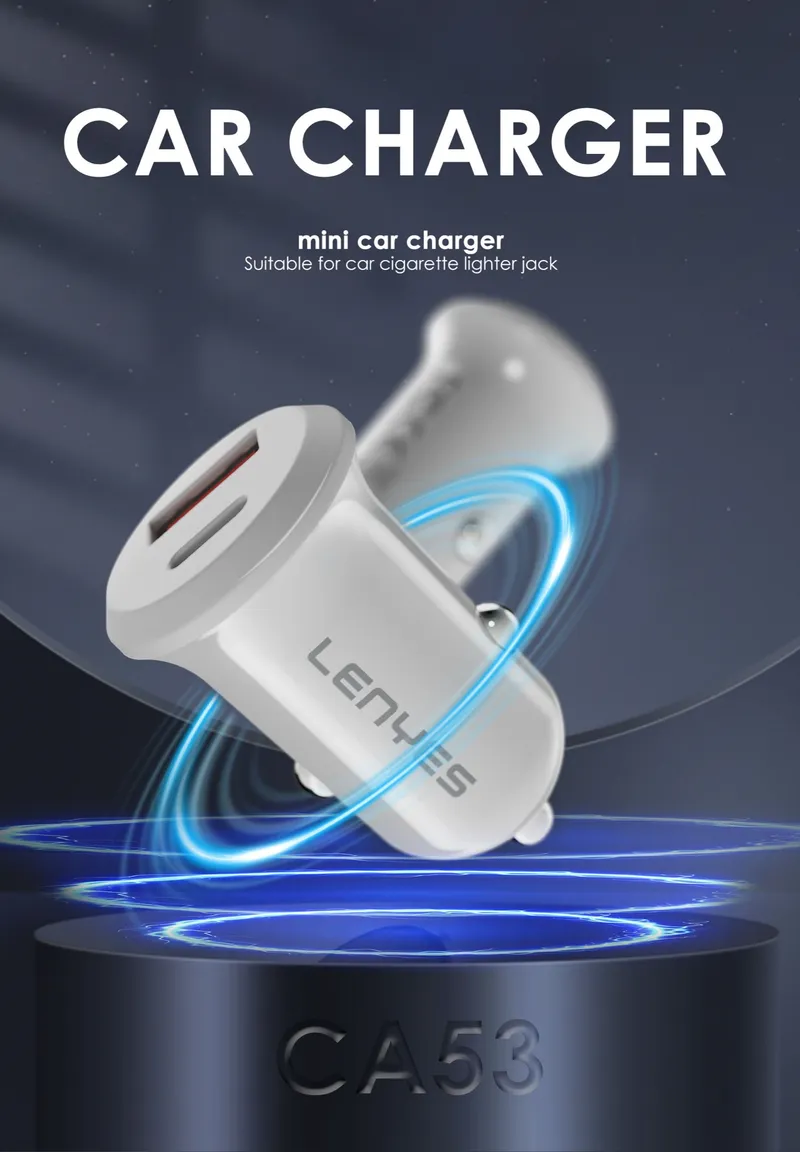 Lenyes 30 W Car Charger CA53