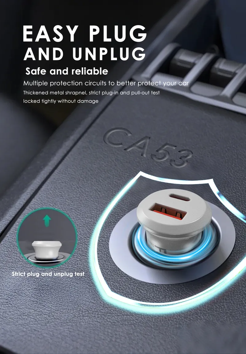 Lenyes 30 W Car Charger CA53