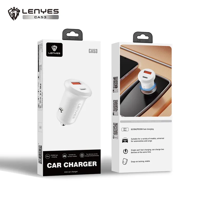 Lenyes 30 W Car Charger CA53