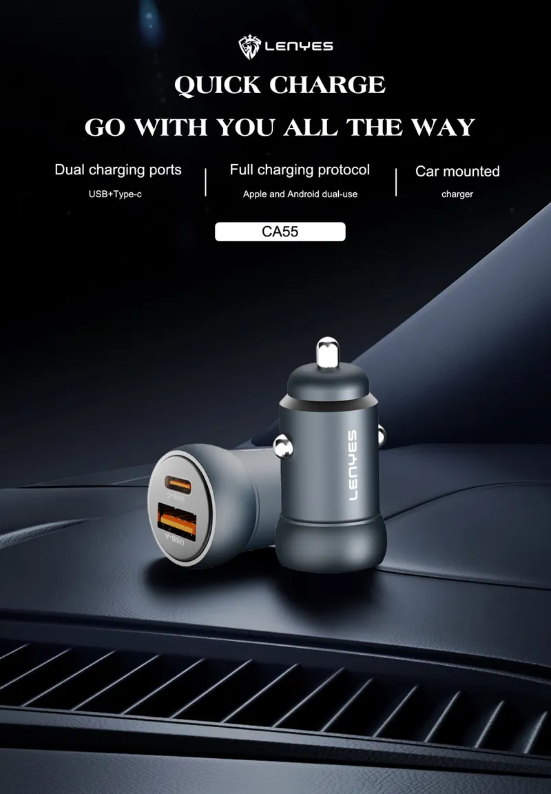 Lenyes 30 W Car Charger CA55