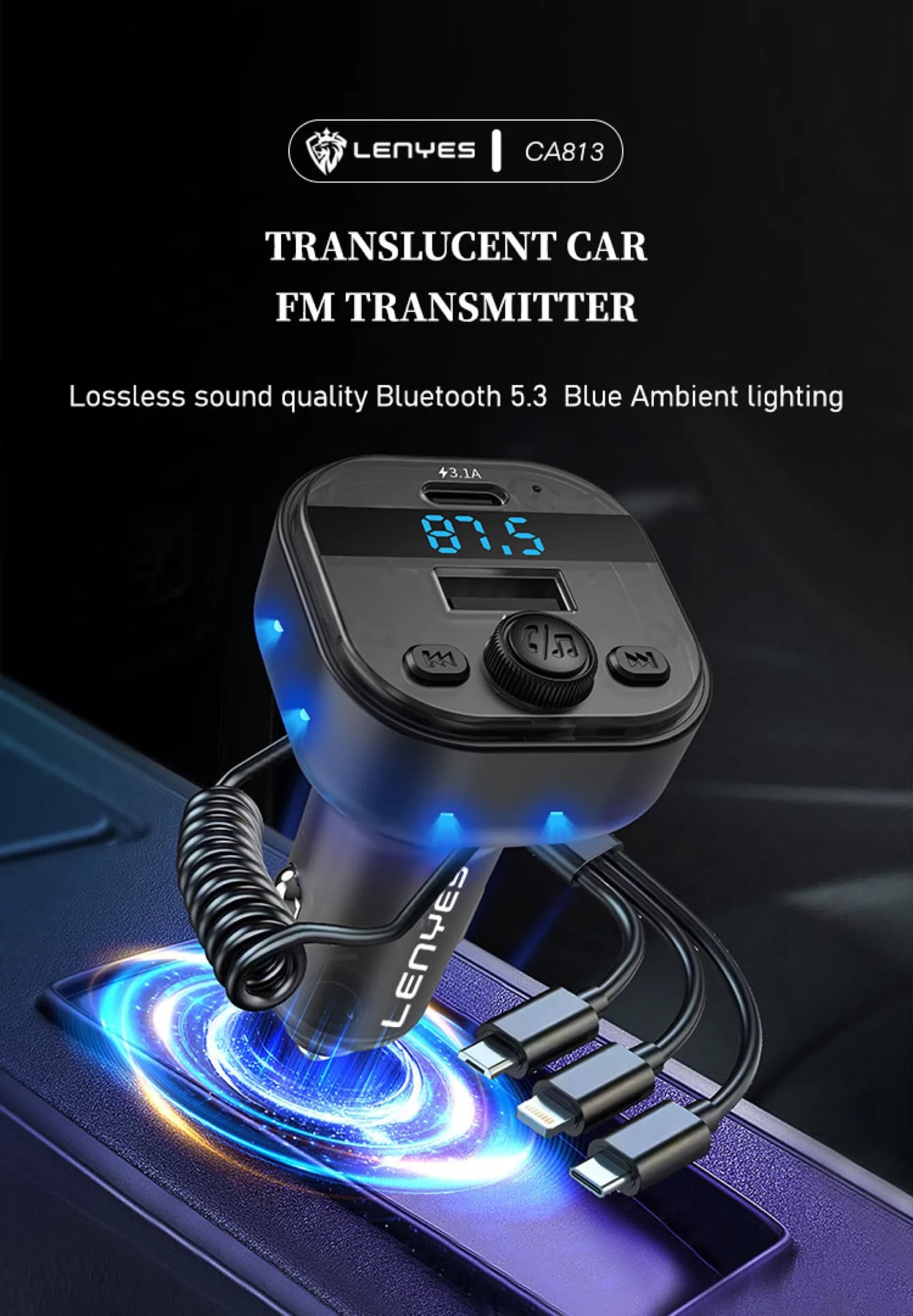 Lenyes Car Charger CA813