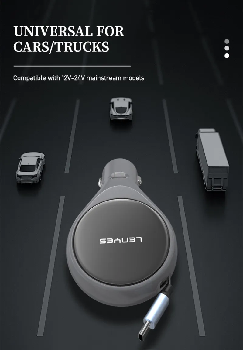 Lenyes 60 W Car Charger CA820