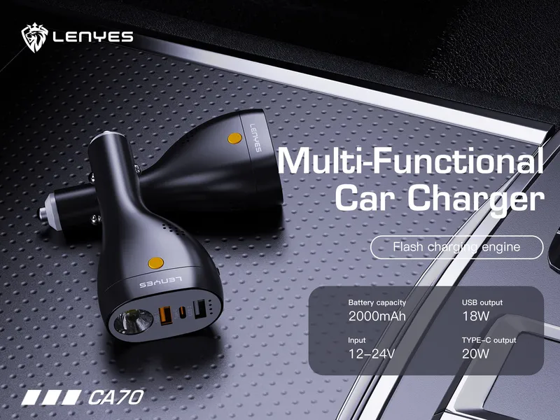 Lenyes Car Charger CA70