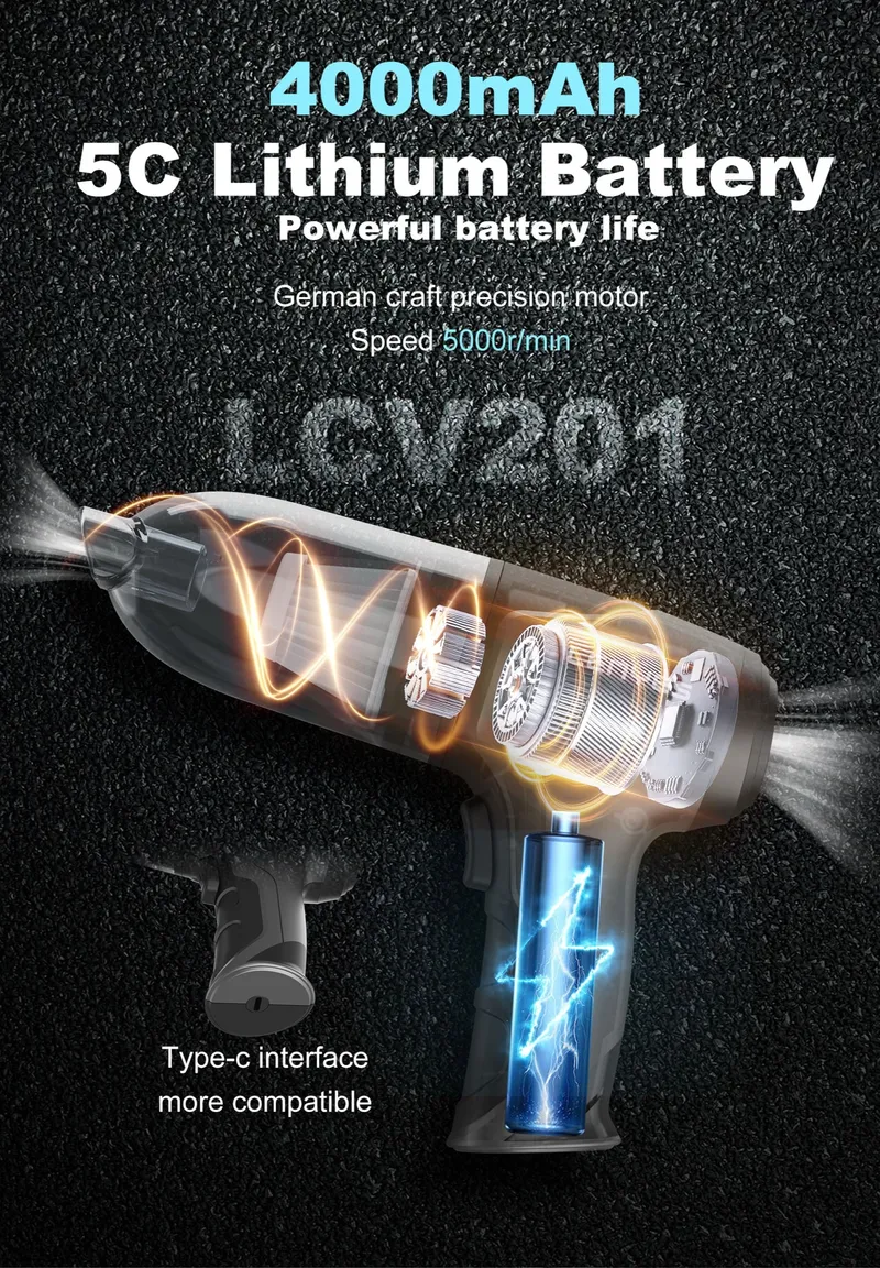 Lenyes Car Vacuum Cleaner LCV201