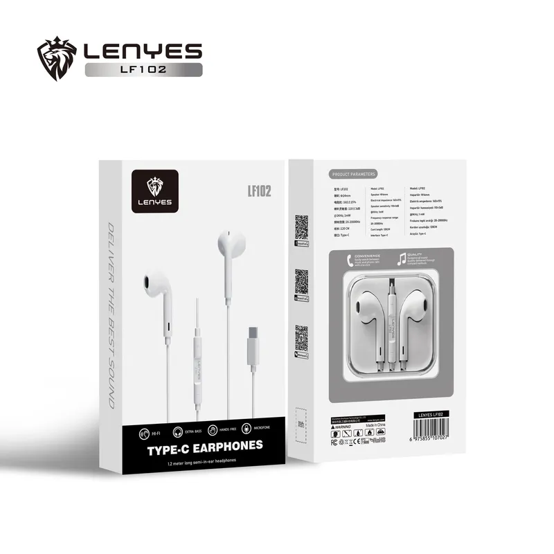 Lenyes USB-C Wired Earphones LF102