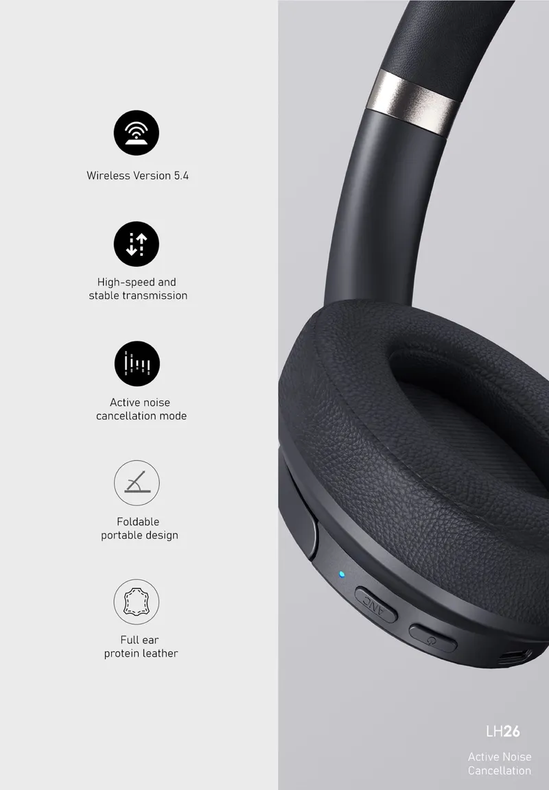 Lenyes ANC Headphones LH26