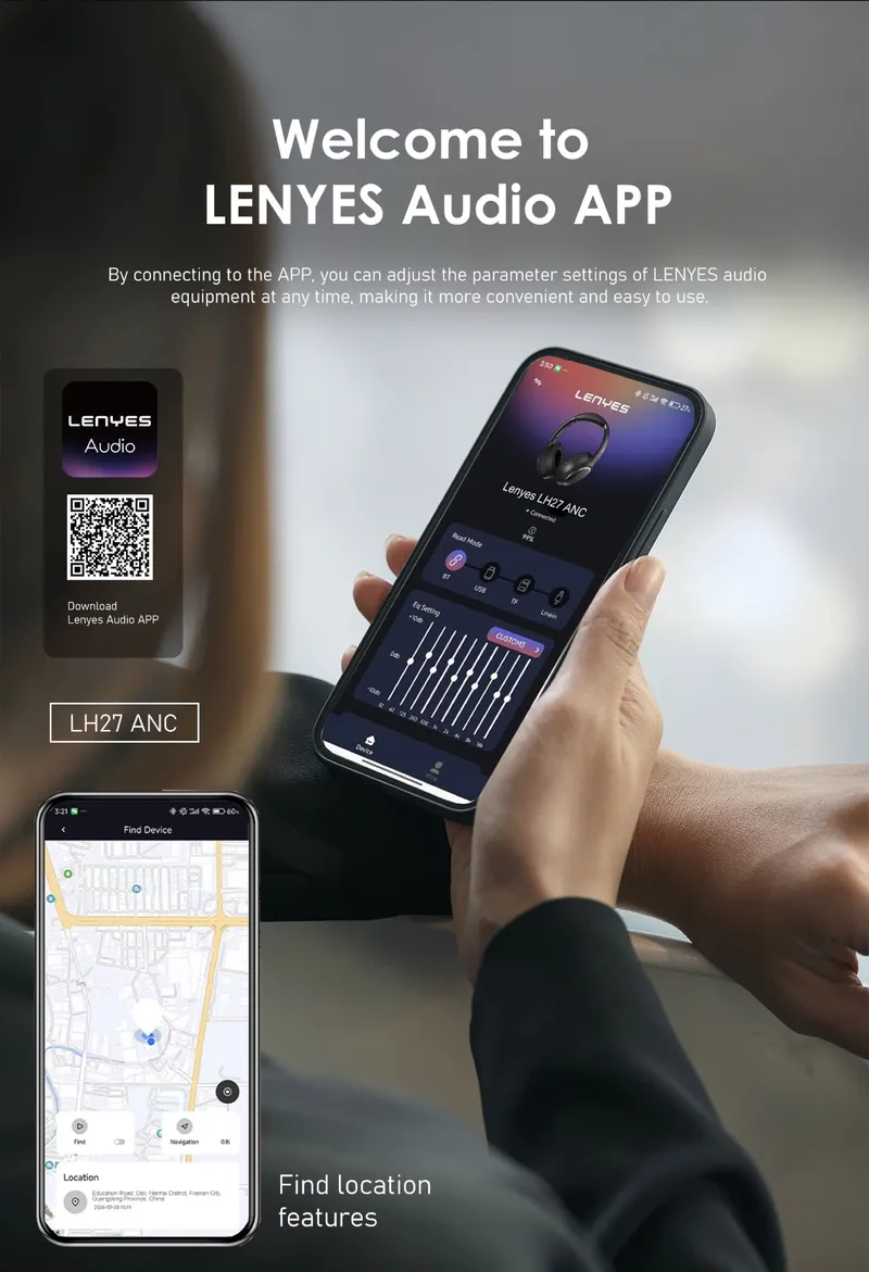Lenyes ANC Headphones LH27