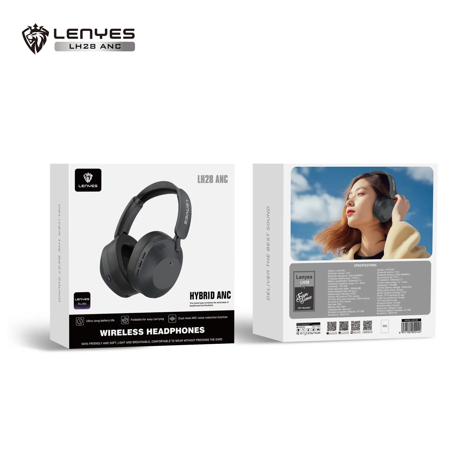 Lenyes ANC Headphones LH28