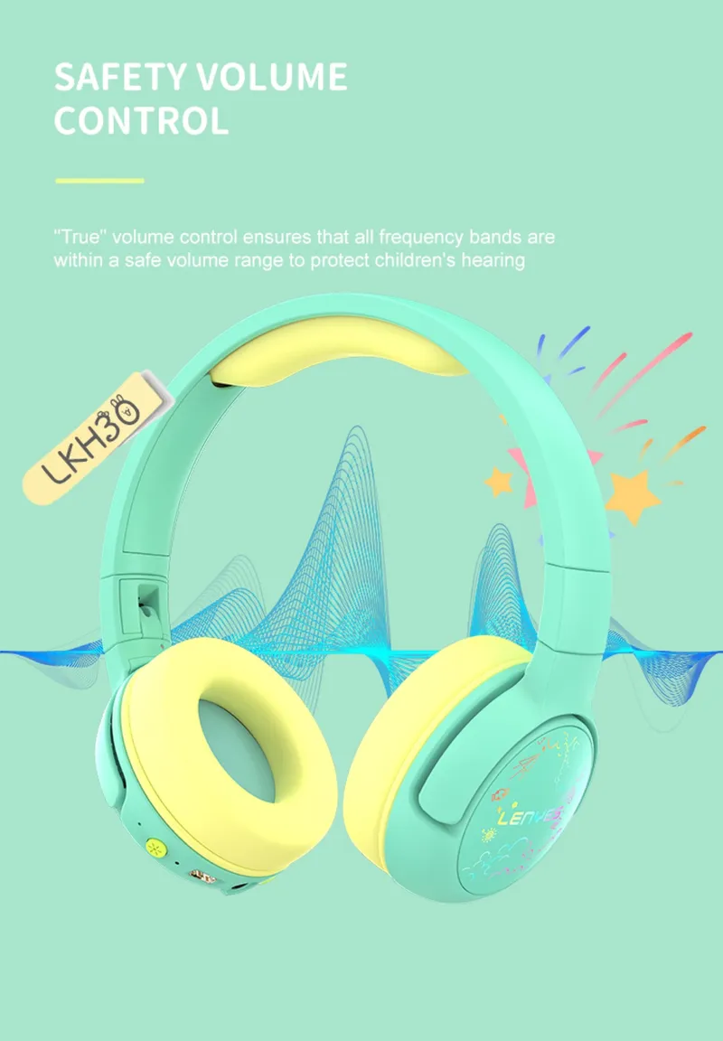 Lenyes Kids' Wireless Headphones LKH30