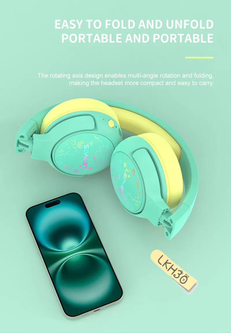 Lenyes Kids' Wireless Headphones LKH30