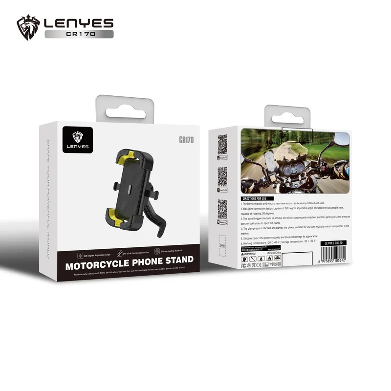 Lenyes Motorcycle Phone Holder CR170