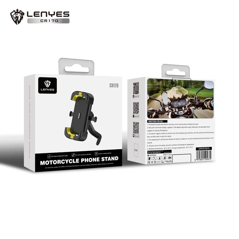 Lenyes Motorcycle Phone Holder CR170