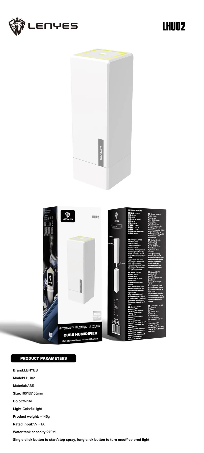Lenyes Humidifier LHU02
