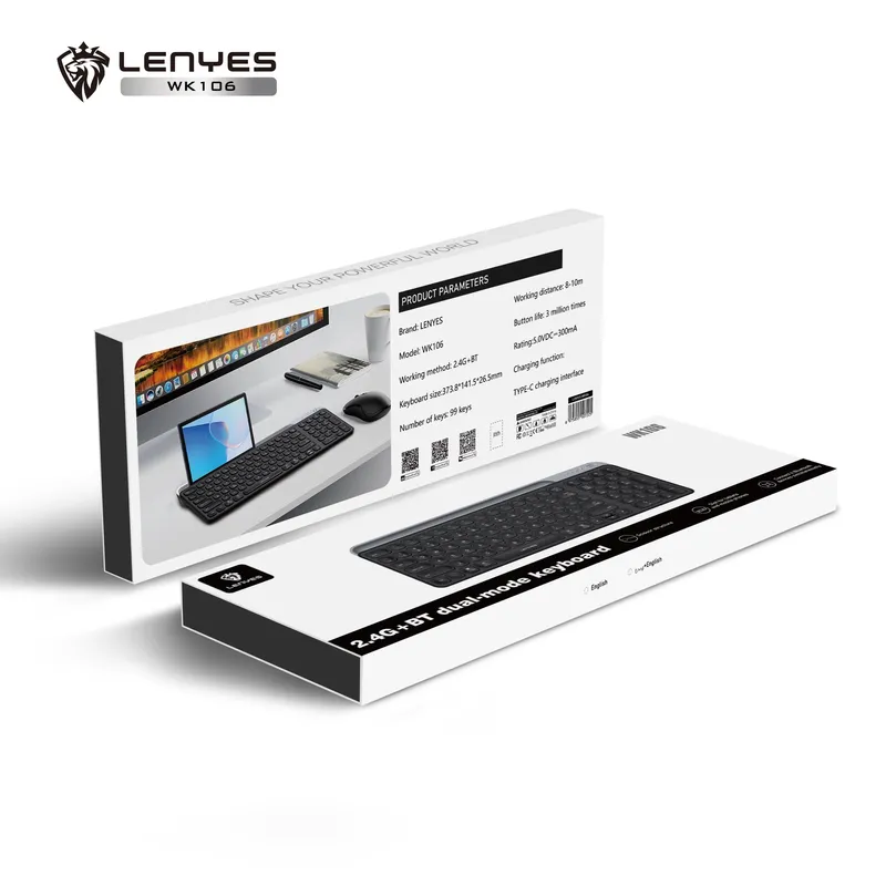 Lenyes Wireless Keyboard WK106