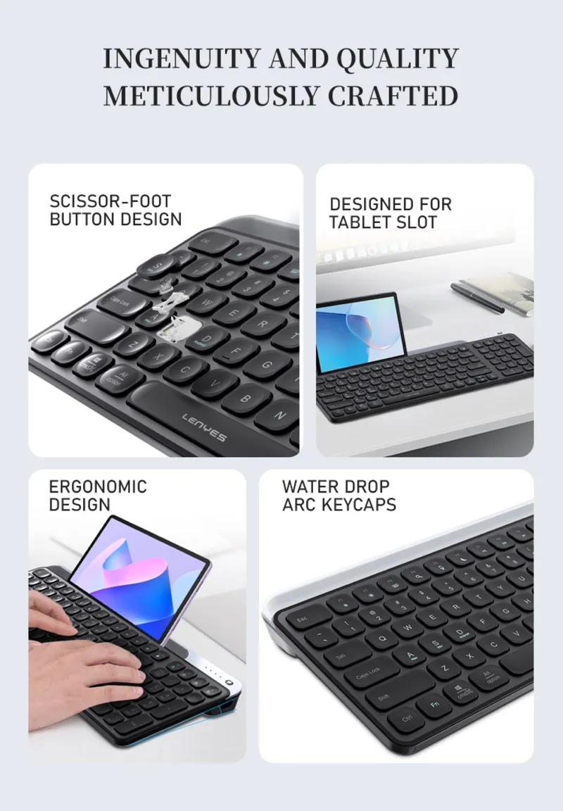 Lenyes Wireless Keyboard WK106