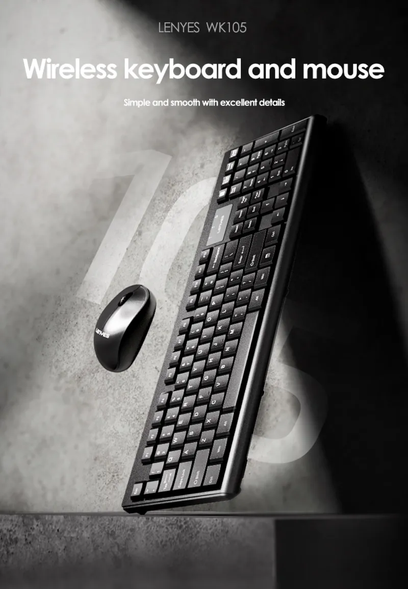 Lenyes Wireless Keyboard WK105