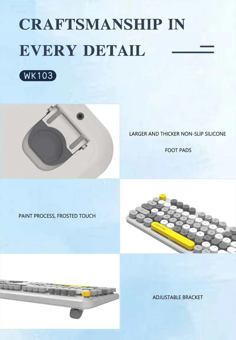 Lenyes Wireless Keyboard WK103