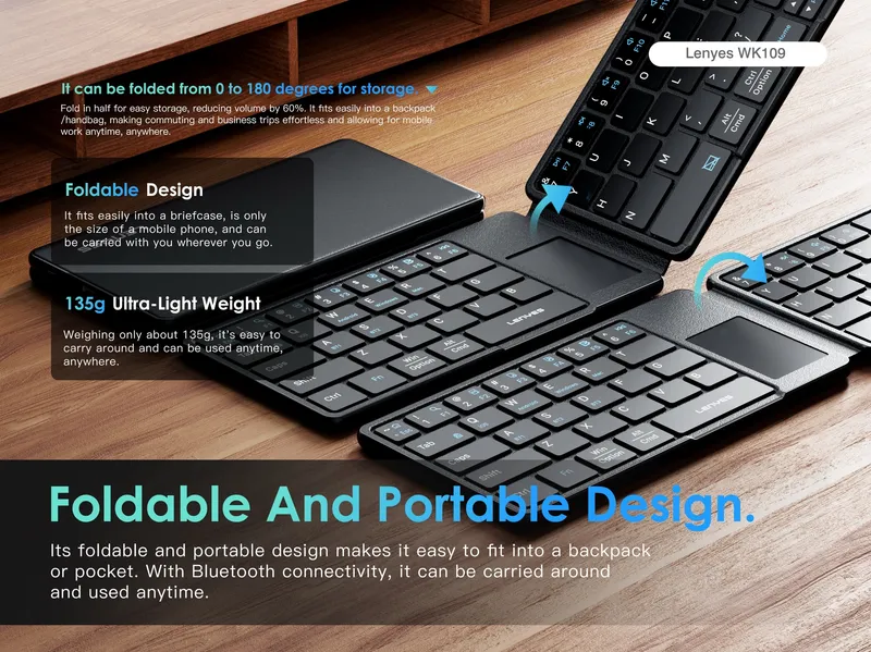 Lenyes Wireless Keyboard WK109