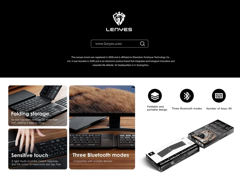 Lenyes Wireless Keyboard WK109