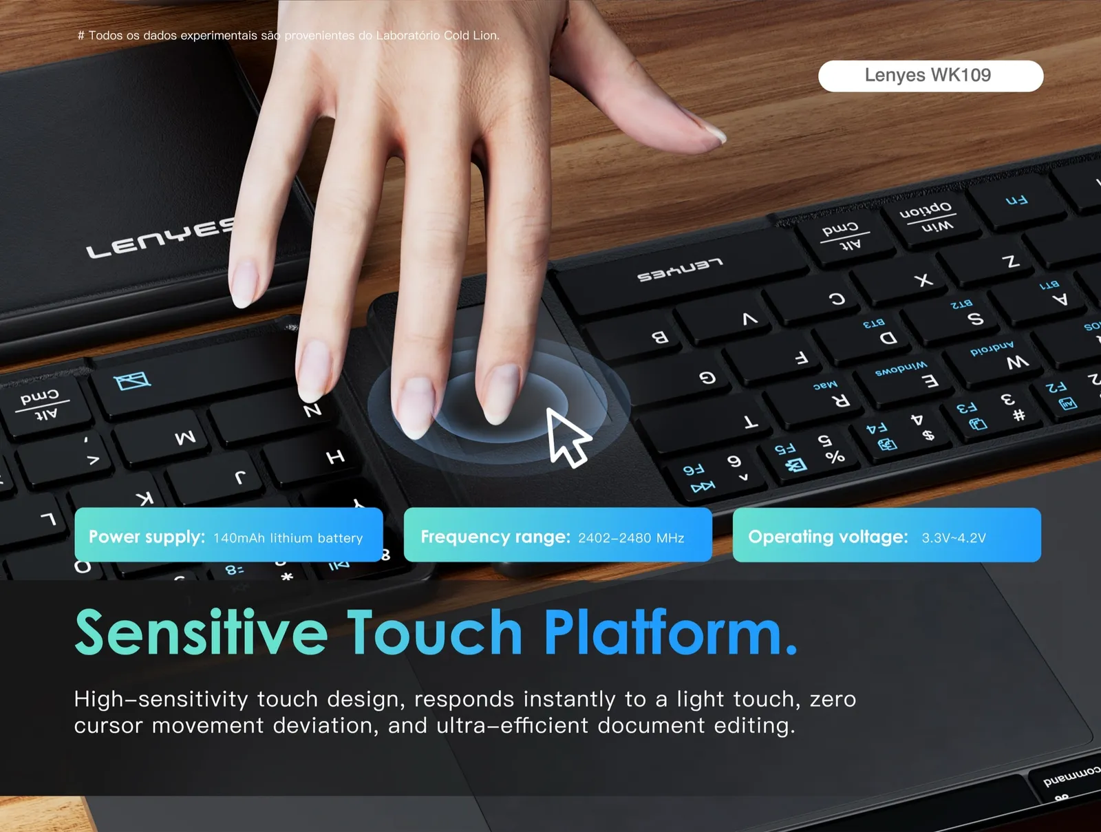 Lenyes Wireless Keyboard WK109