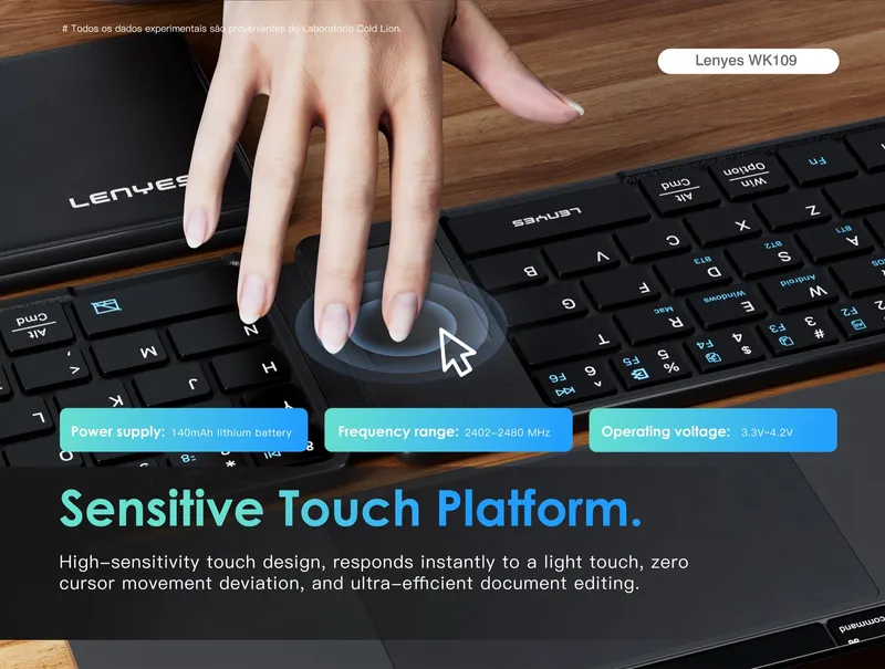 Lenyes Wireless Keyboard WK109