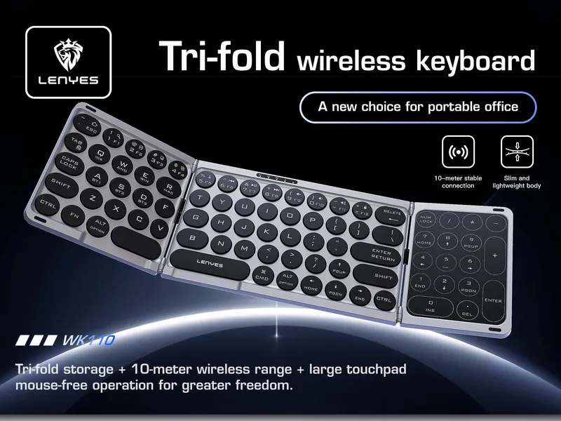 Lenyes Wireless Keyboard WK110