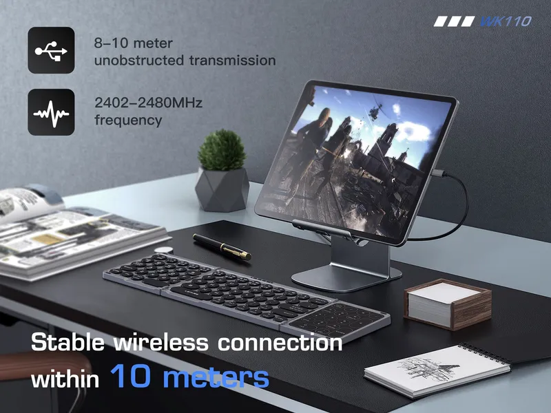 Lenyes Wireless Keyboard WK110