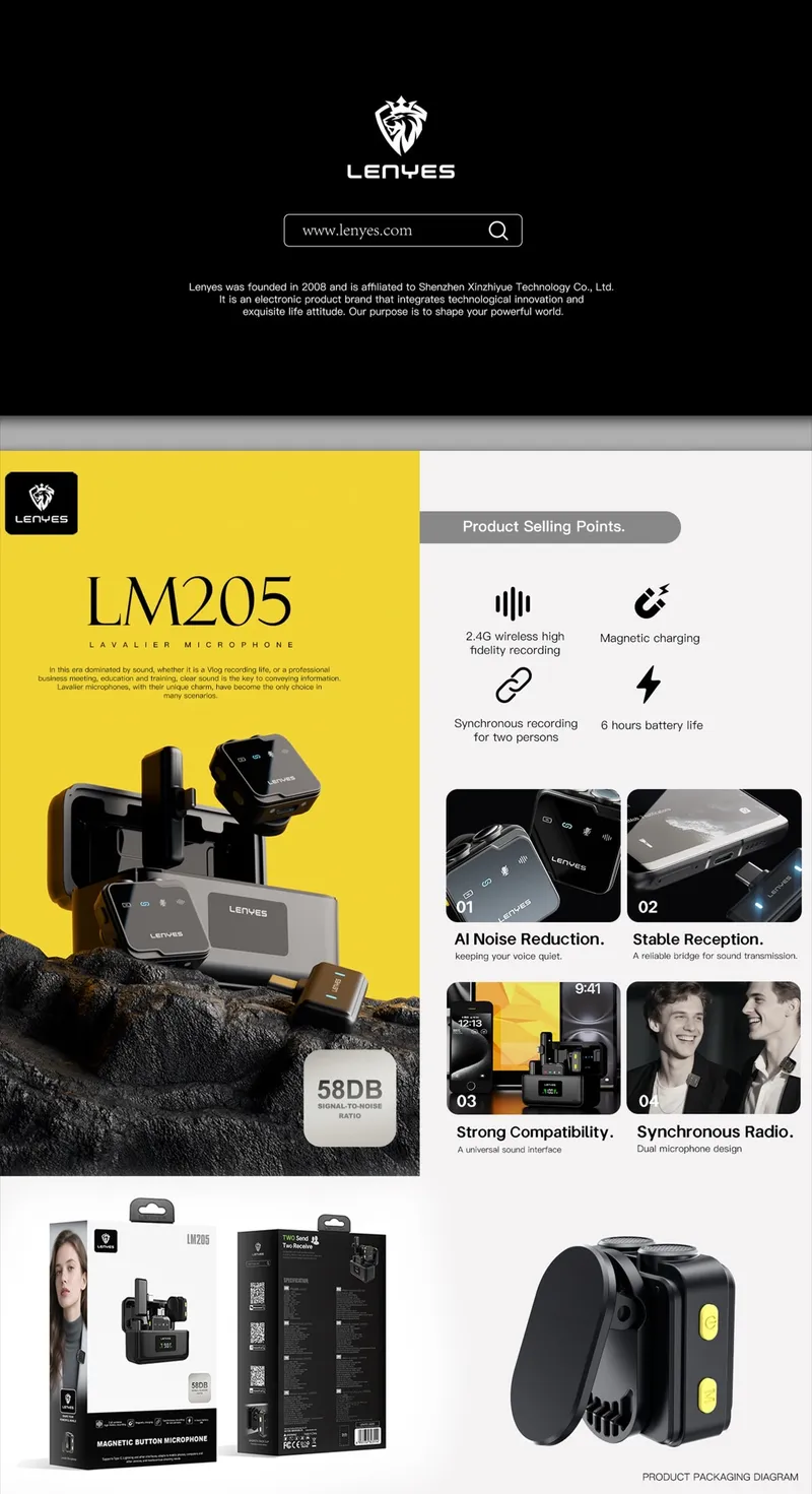 Lenyes Microphone LM205