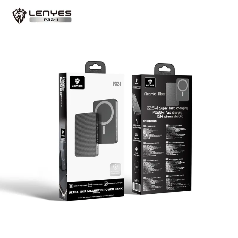 Lenyes 10,000 mAh Power Bank P32-1
