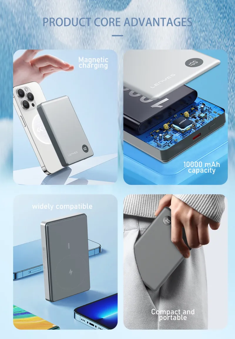Lenyes 10,000 mAh Power Bank PW137D