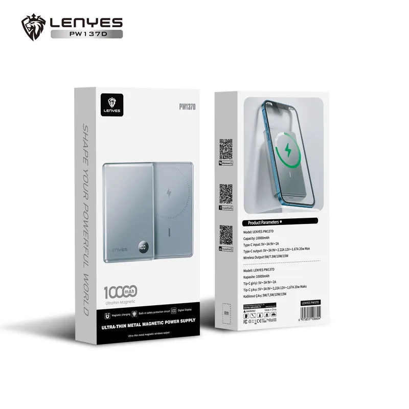 Lenyes 10,000 mAh Power Bank PW137D