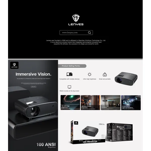 Lenyes Smart Projector LPR04