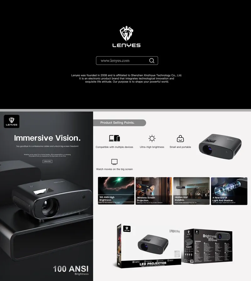 Lenyes Smart Projector LPR04