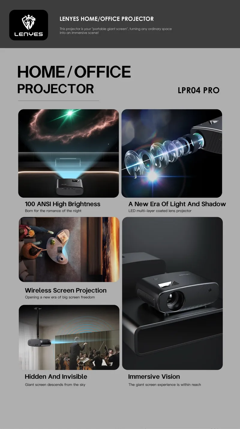 Lenyes Smart Projector LPR04
