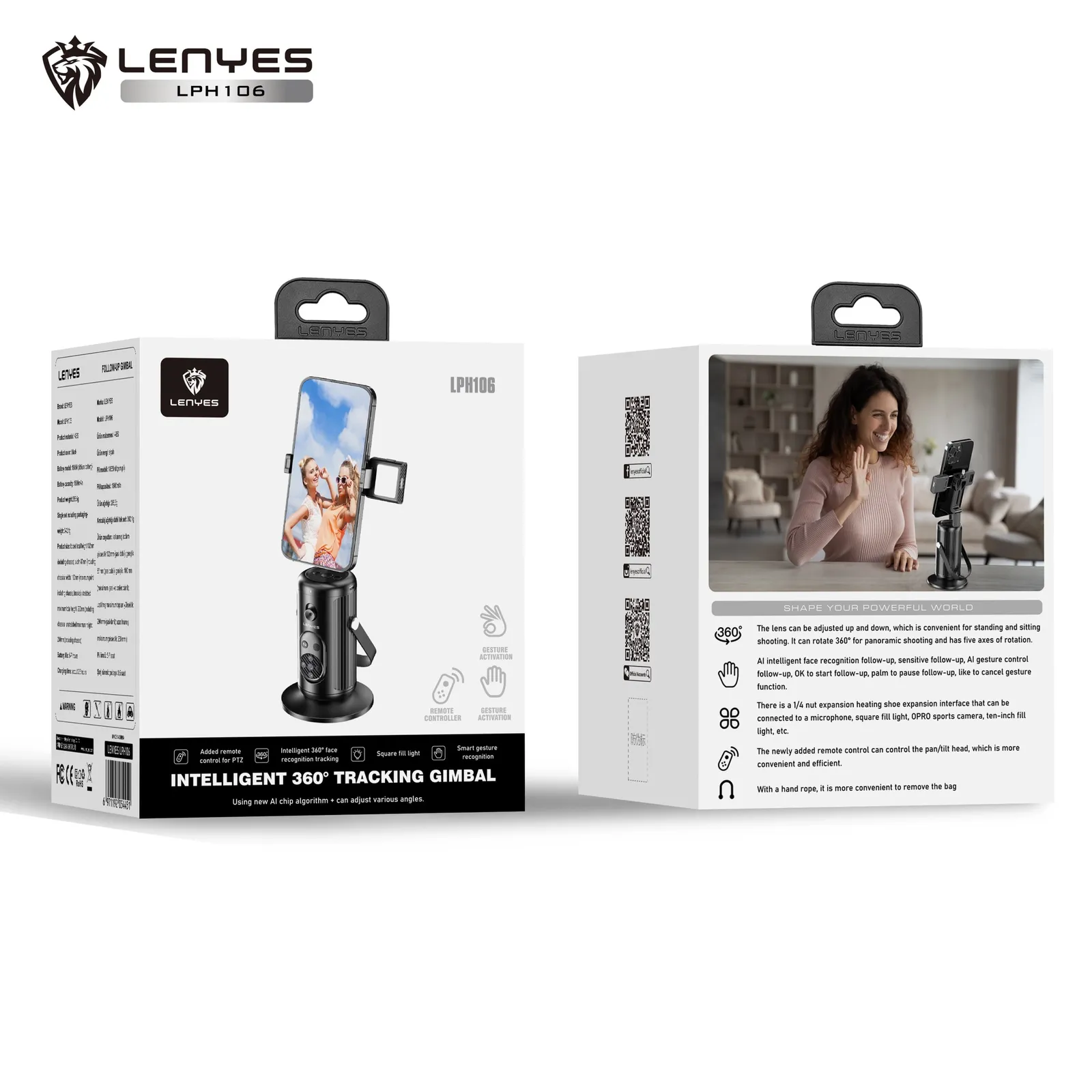 Lenyes Tracking Gimbal LPH106