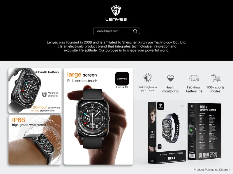 Lenyes Smart Watch NEXA