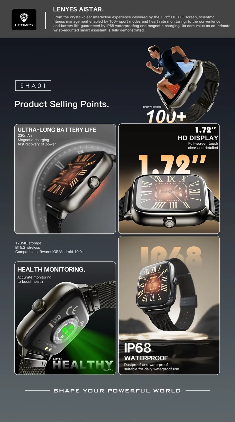 Lenyes Smart Watch AISTAR