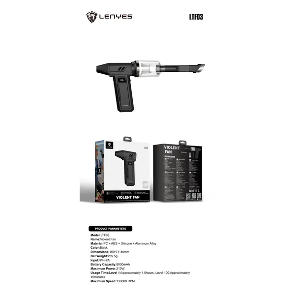 Lenyes Vacuum Cleaner LTF03