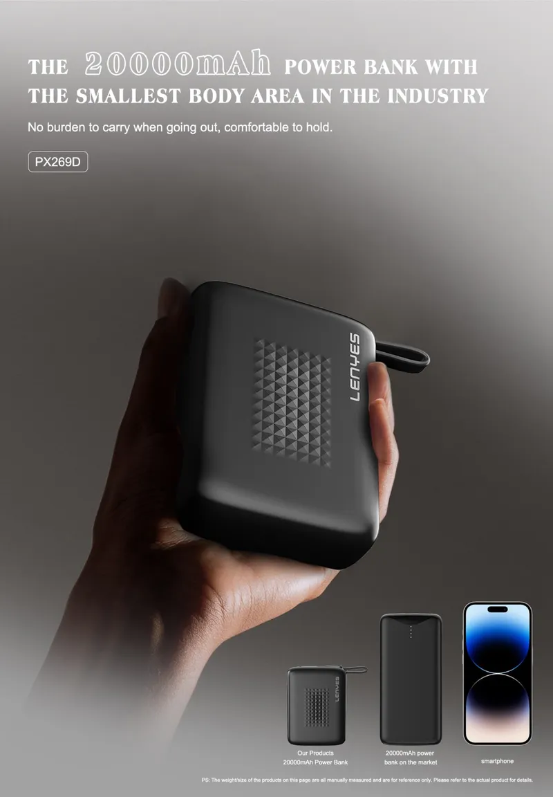 Lenyes 20,000 mAh Power Bank PX269D