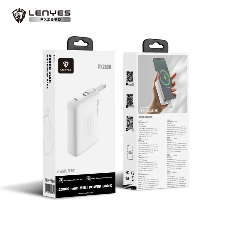 Lenyes 20,000 mAh Power Bank PX269D