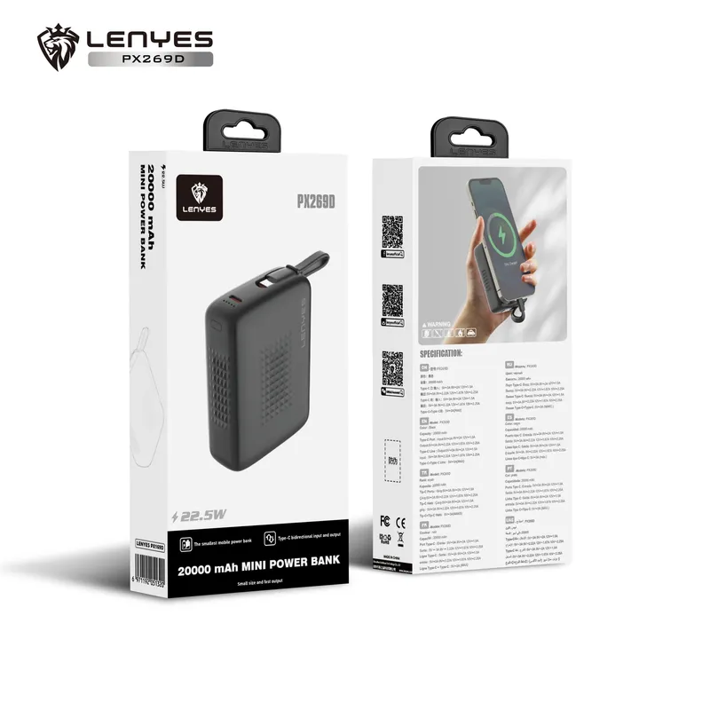 Lenyes 20,000 mAh Power Bank PX269D