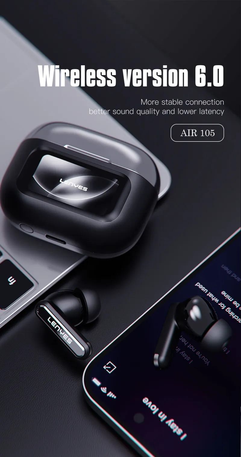 Lenyes Wireless Earbuds AIR 105